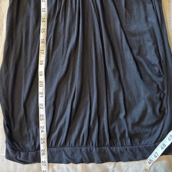 Banana Republic Black Basic Deep V-Neck Sleeveless Cinch SideTank Top Blouse - Picture 10 of 13